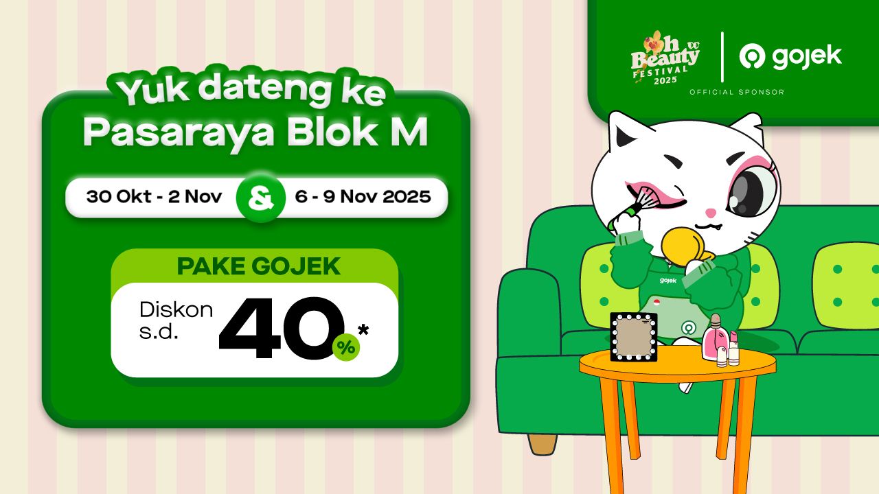 Enjoy Gojek promos at Oh Beauty!