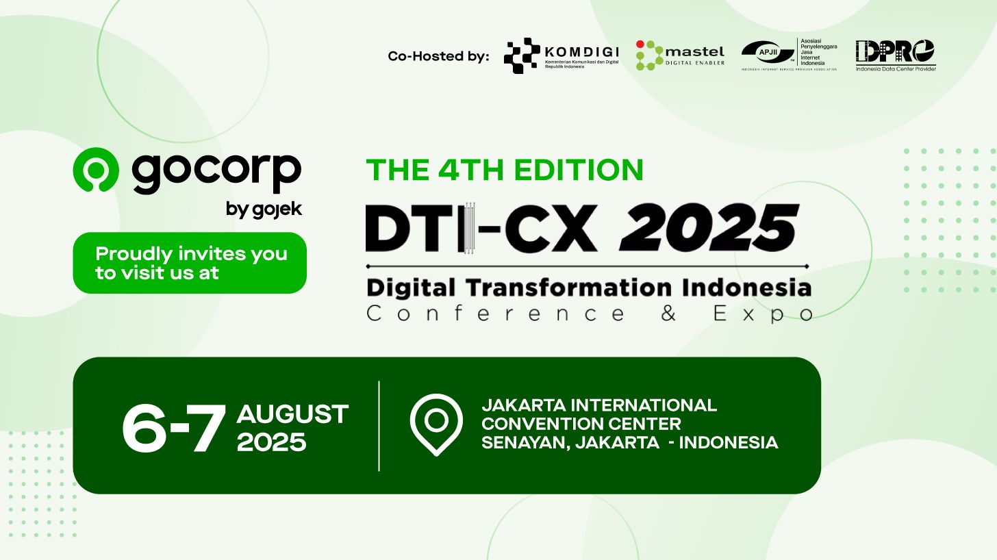 GoCorp hadir di Digital Transformation Indonesia Conference & Expo 2025