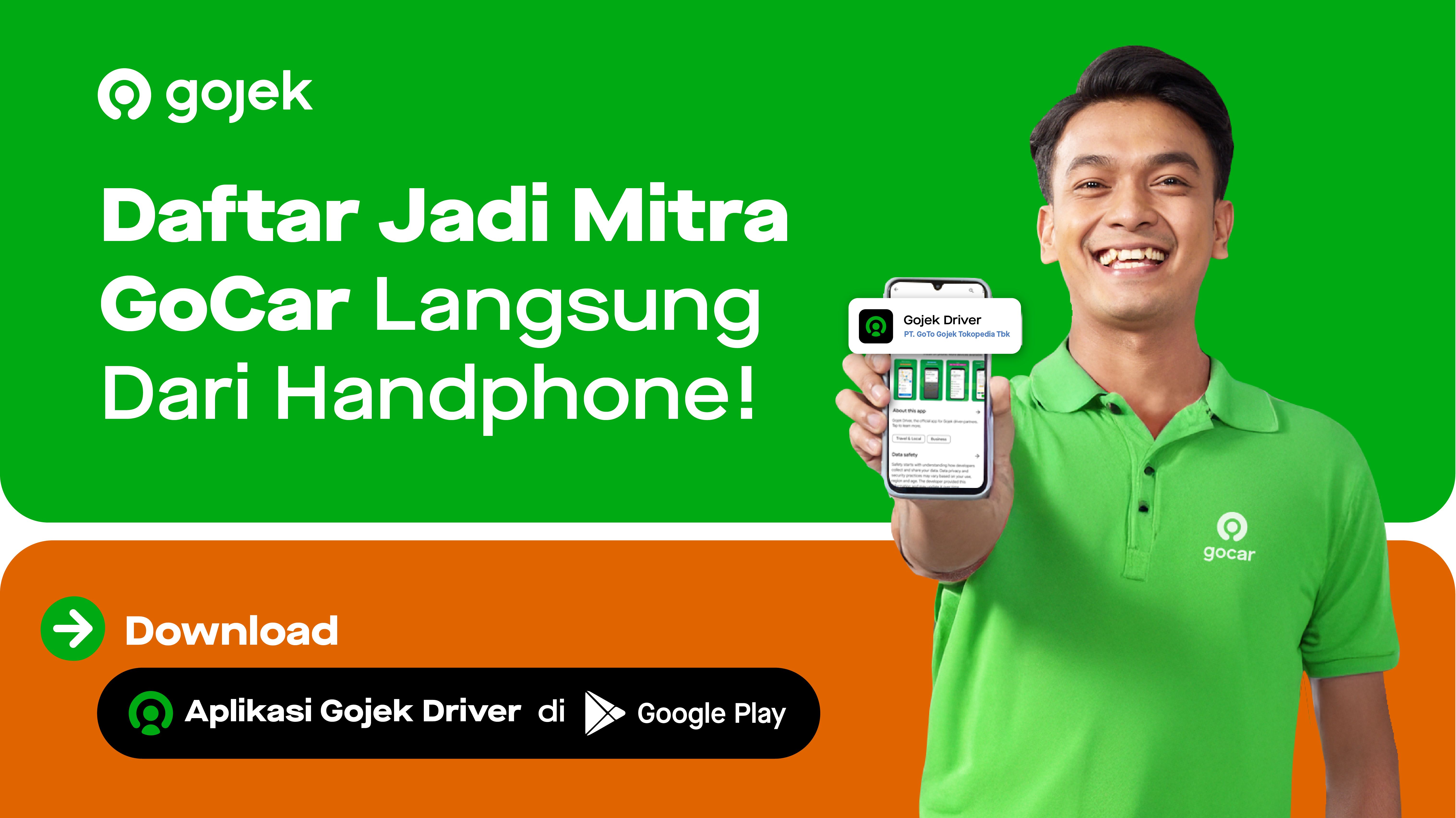 Cara Daftar jadi Mitra GoCar: Lebih Cepat Pakai HP