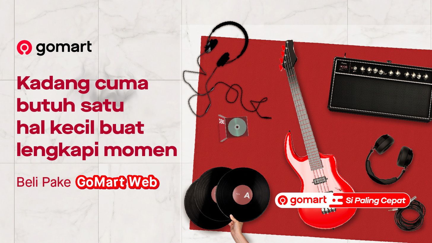 Nongkrong Santai Makin Seru, Beli Pake GoMart Web