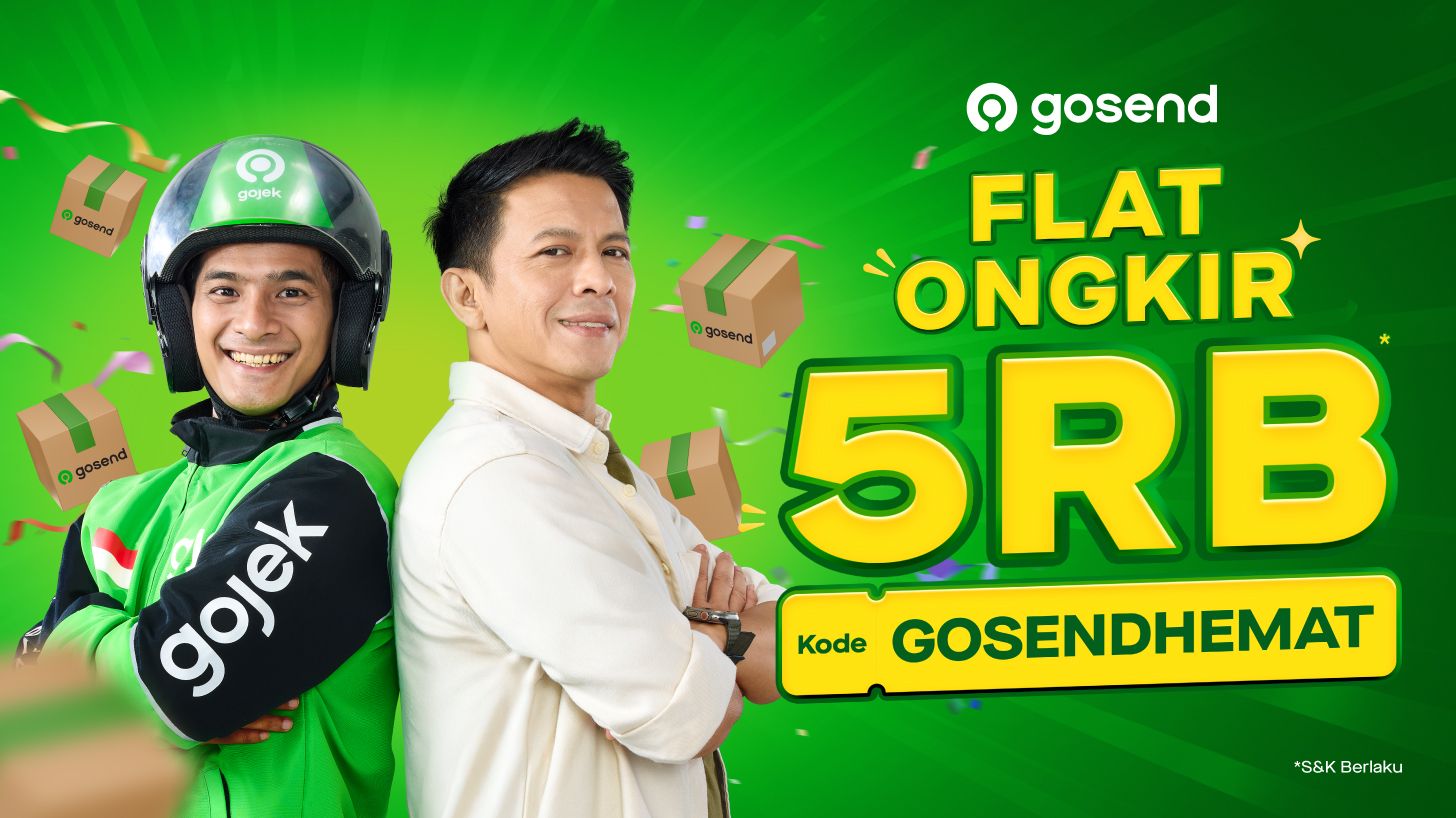 PROMO GOSEND! Flat Ongkir 5RB Setiap Hari!