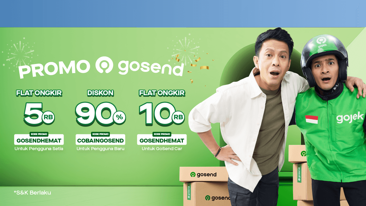 PROMO GOSEND! Kirim-kirim Apapun Makin Hemat!