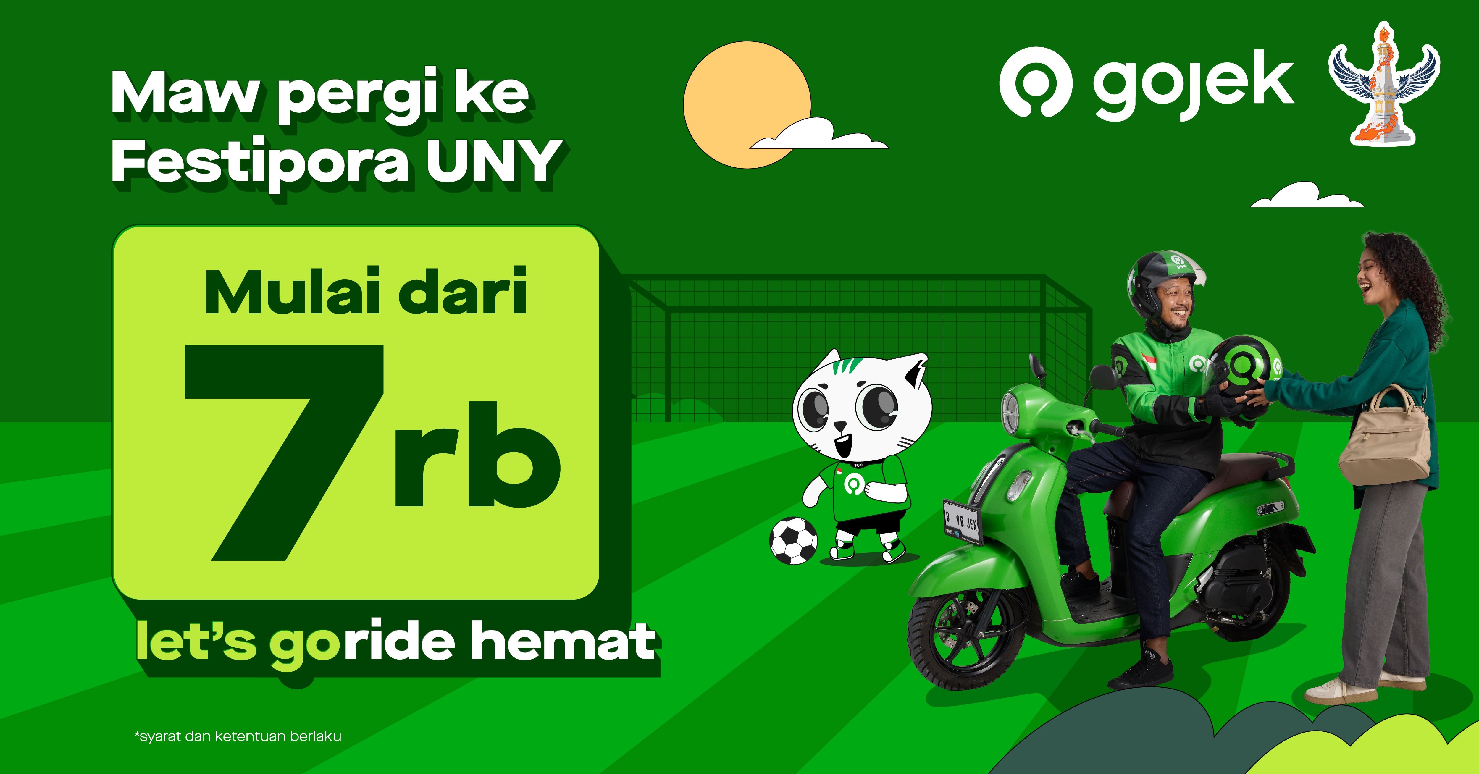 YUK, KE FESTIPORA UNY BARENG GOJEK! 🚙🛵