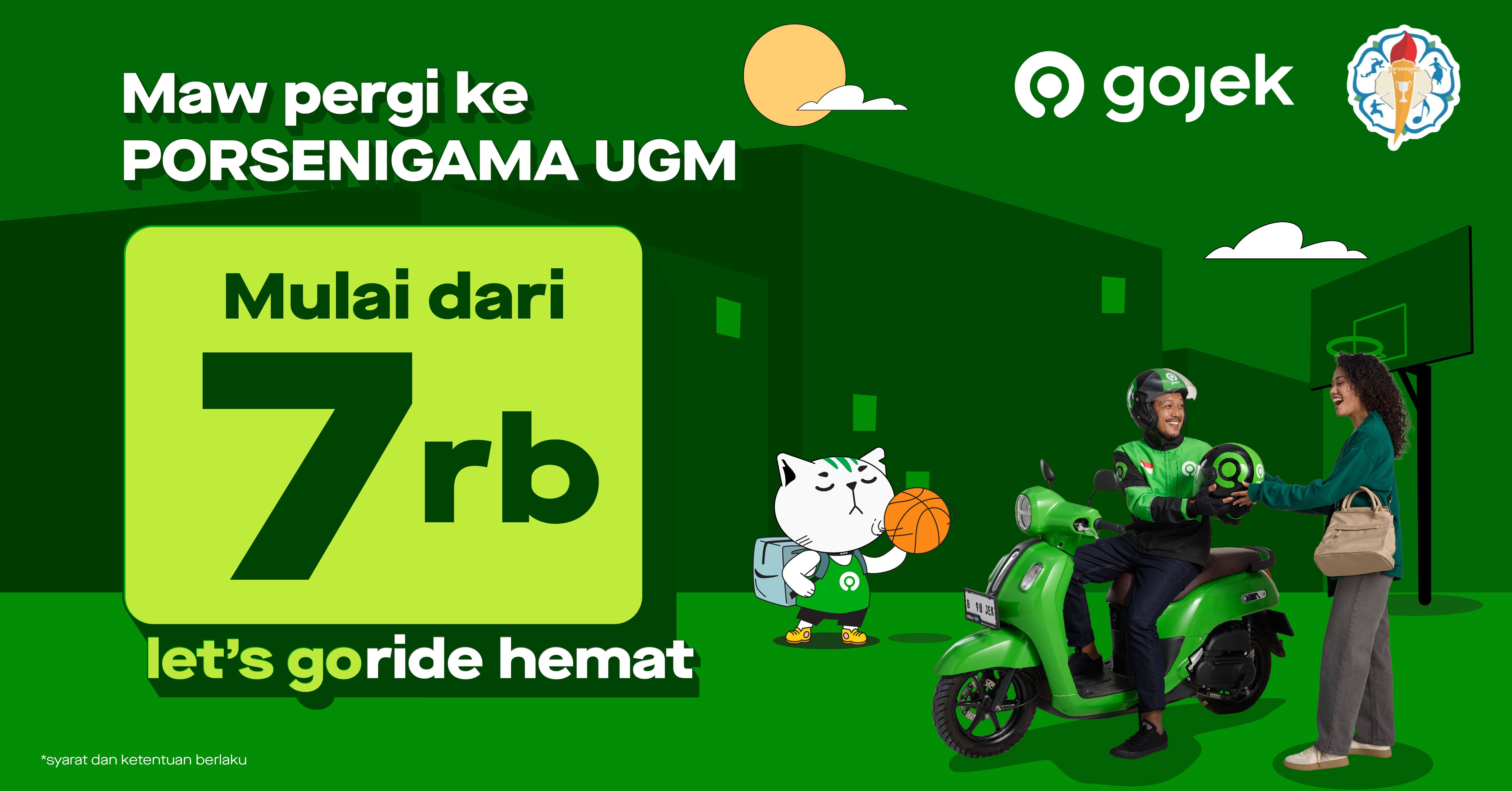 YUK, KE PORSENIGAMA UGM BARENG GOJEK! 🛵🚗