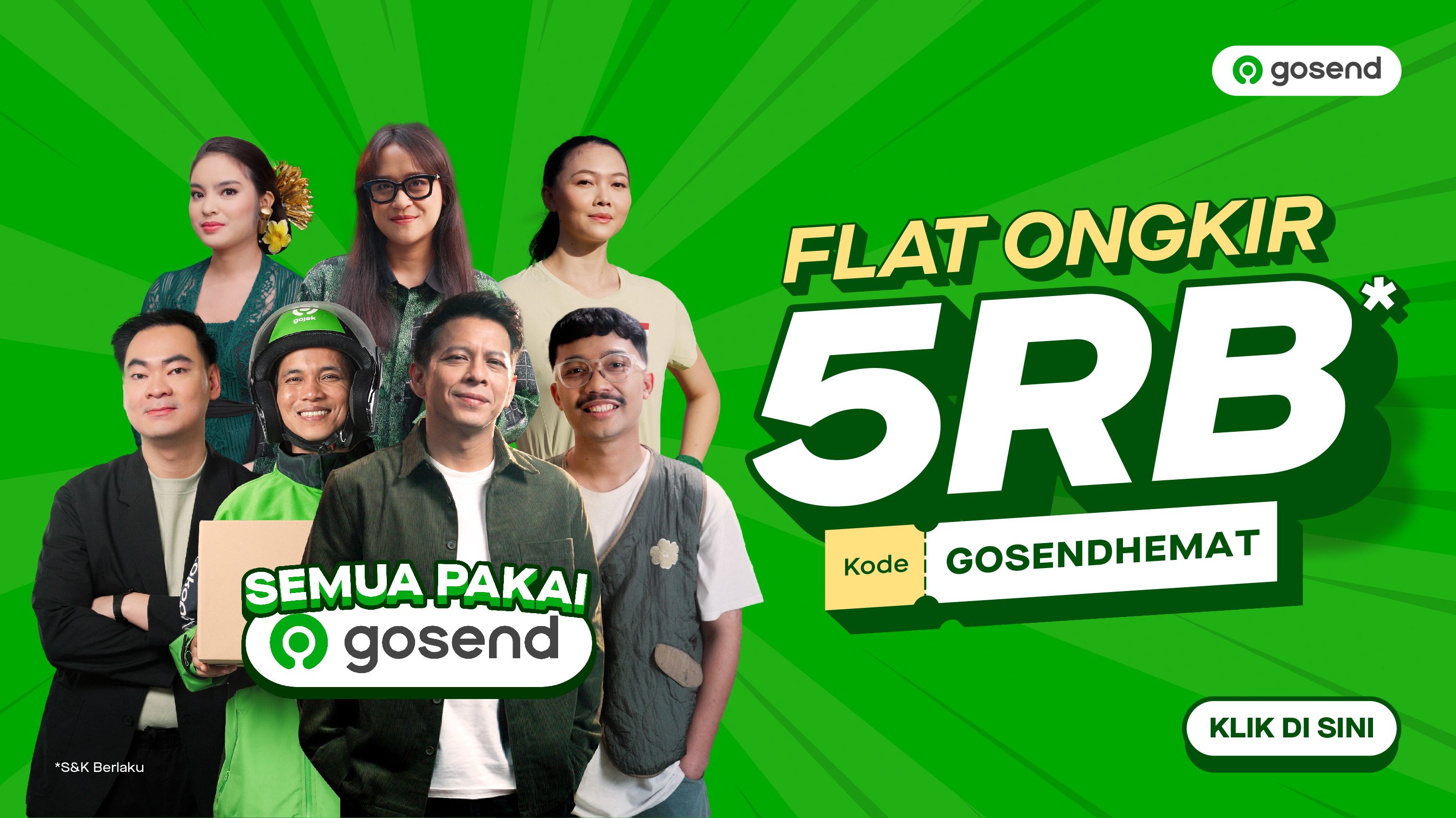 GoSend Flat Ongkir 5RB Setiap Hari GoSend Flat Ongkir 5RB Setiap Hari